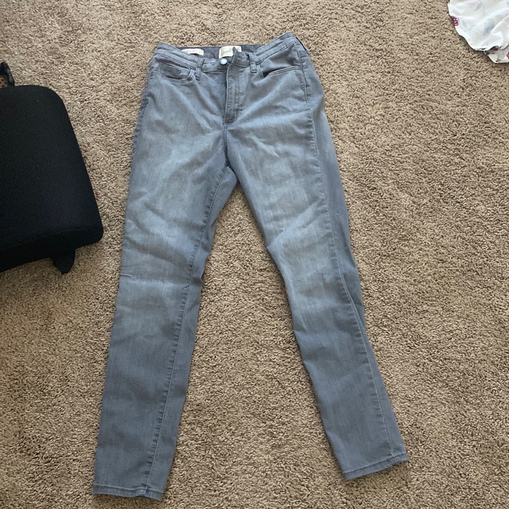 Gray jeans